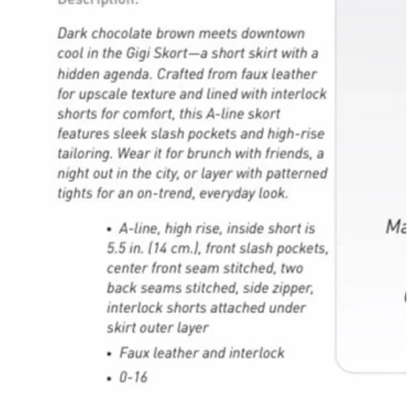 Cabi Gigi Skort - Picture 5 of 5